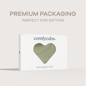 Baby Car Seat Cover in Sage | Comfy Cubs - additional view