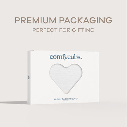 Baby Car Seat Cover - White