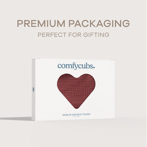 Baby Car Seat Cover in Wine | Comfy Cubs - additional view