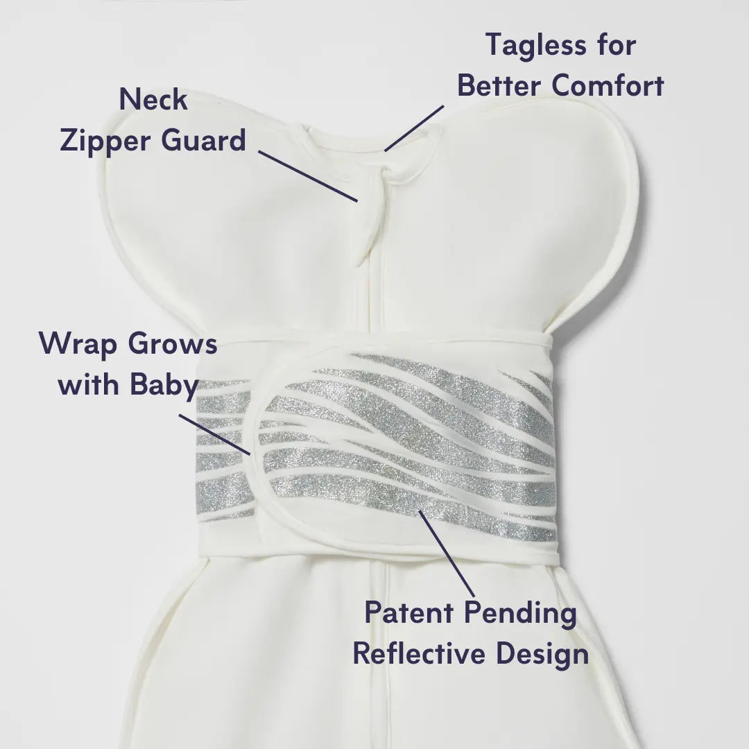 Breathing Reassurance Newborn Baby Swaddle | Sleep of Mind - additional view
