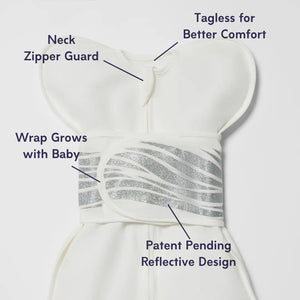 Breathing Reassurance Newborn Baby Swaddle | Sleep of Mind - additional view