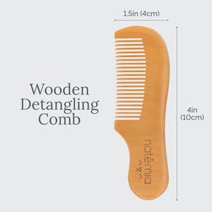 Wooden Baby Hair Brush Set (3 Piece) | Natemia - additional view