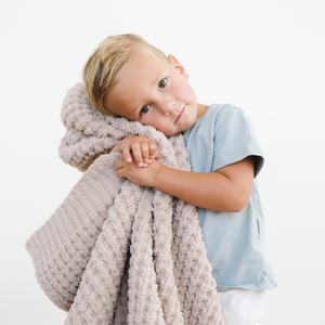 WAFFLE KNIT TODDLER BLANKETS | Saranoni - additional view