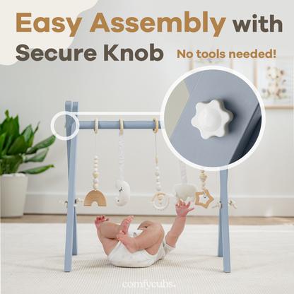 Baby Play Gym in Pacific Blue