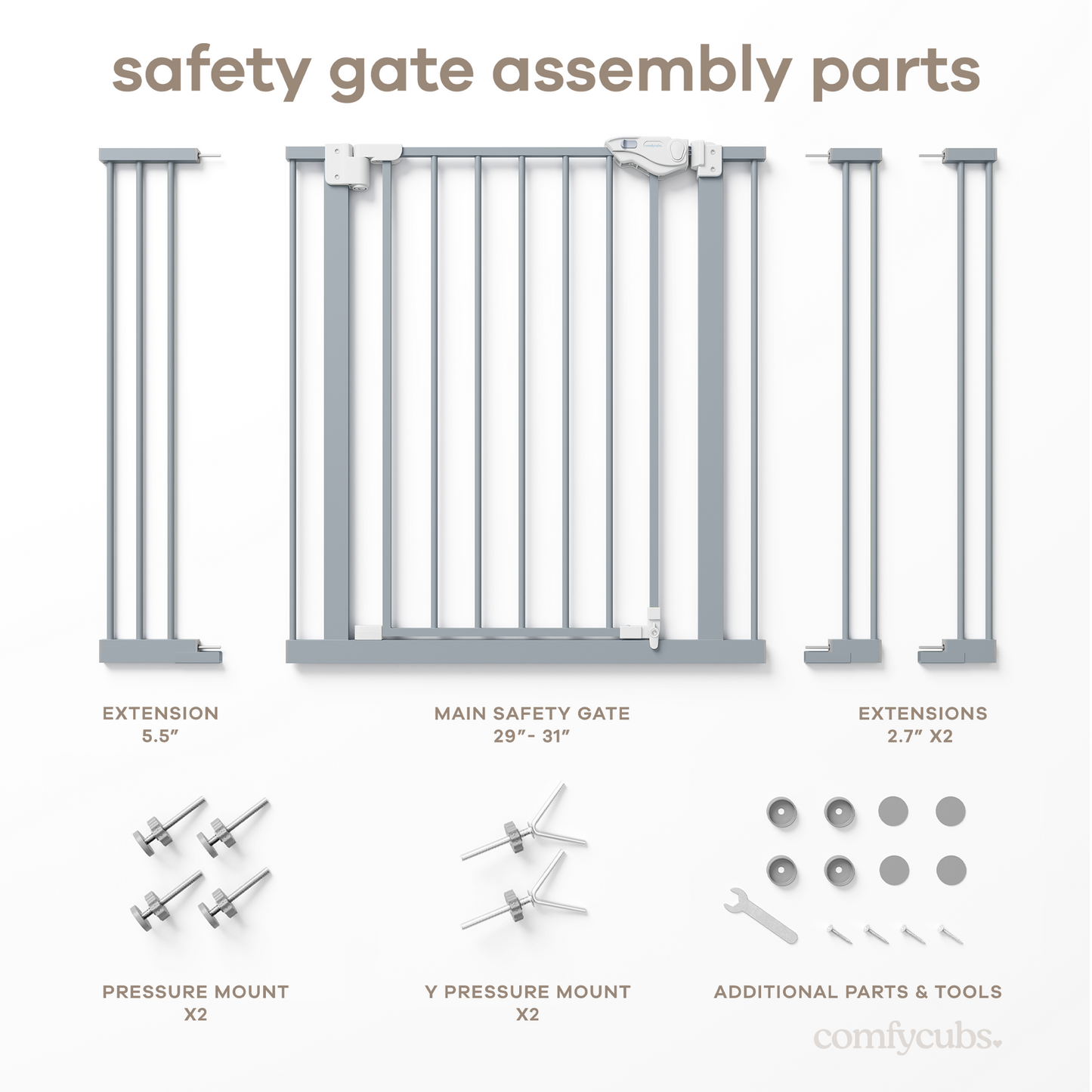 Baby Safety Gate - Pacific Blue