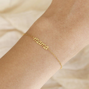 'Mama' Script Bracelet