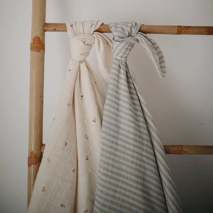 Organic Cotton Muslin Swaddle Blanket