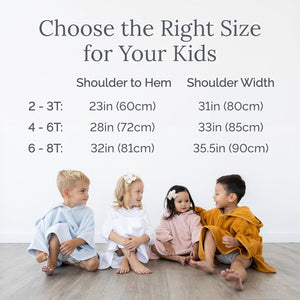 Organic Cotton Hooded Poncho | Natemia - additional view