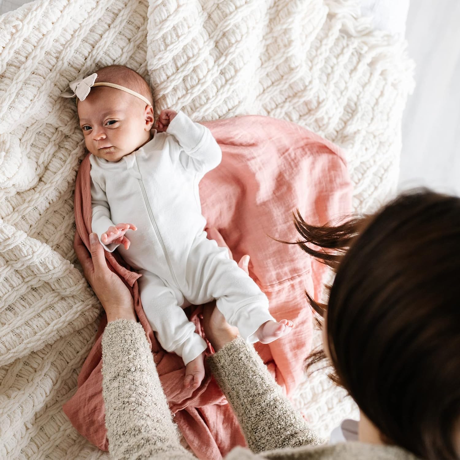 Lightweight Muslin Swaddle Blanket | Natemia - additional view