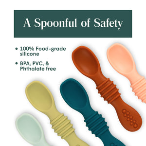 Self-Feeding Silicone Spoons | Natemia - additional view