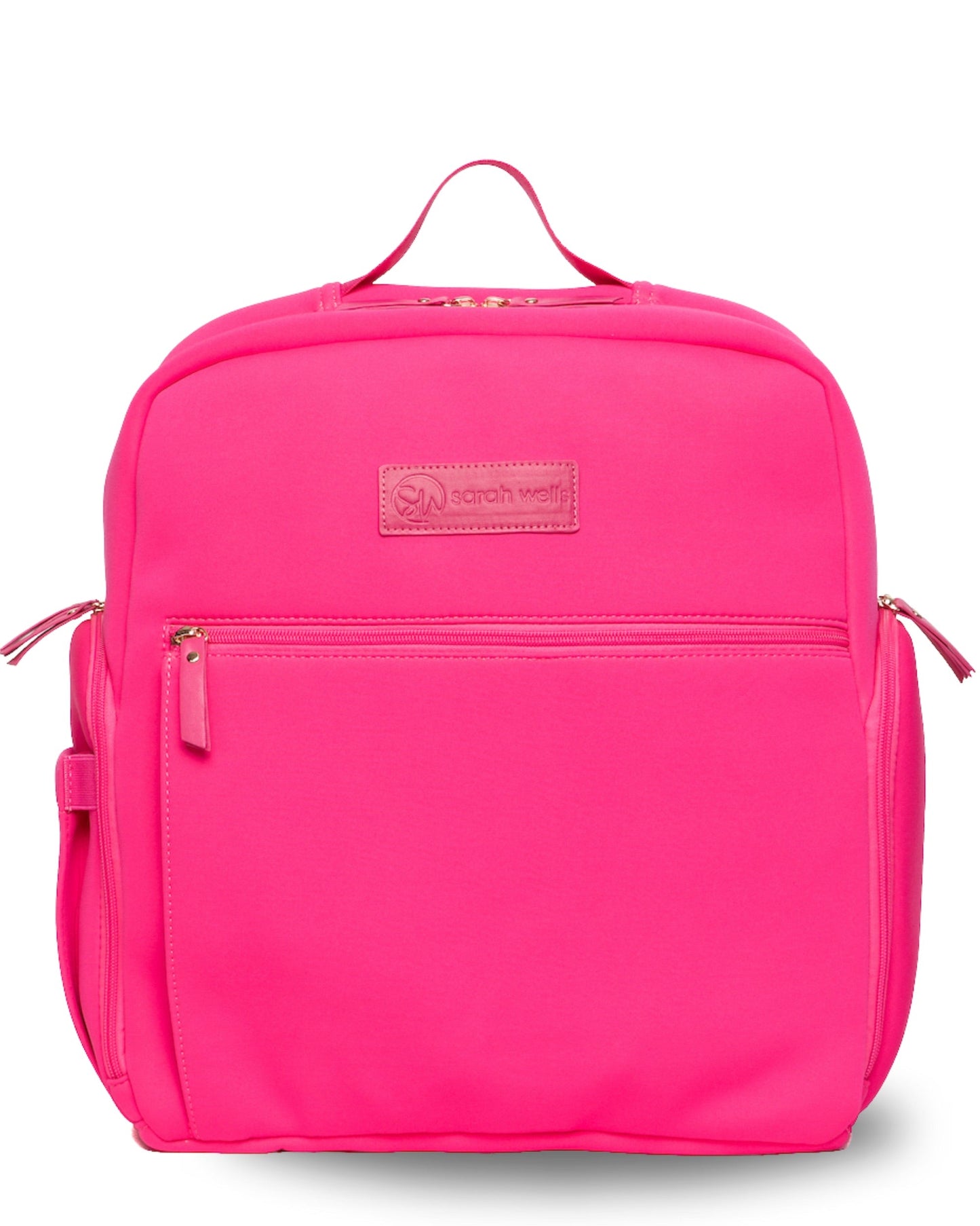Sarah Wells Fiona Breast Pump Backpack – Neoprene, Machine Washable Bag with Insulated Storage, Laptop Sleeve & Straps