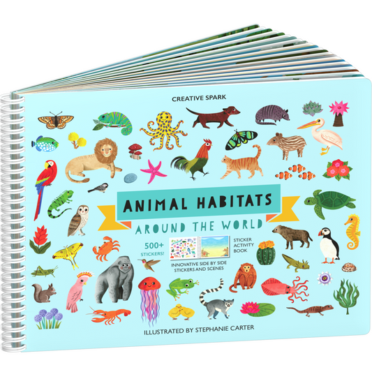 Animal Habitats Sticker Book