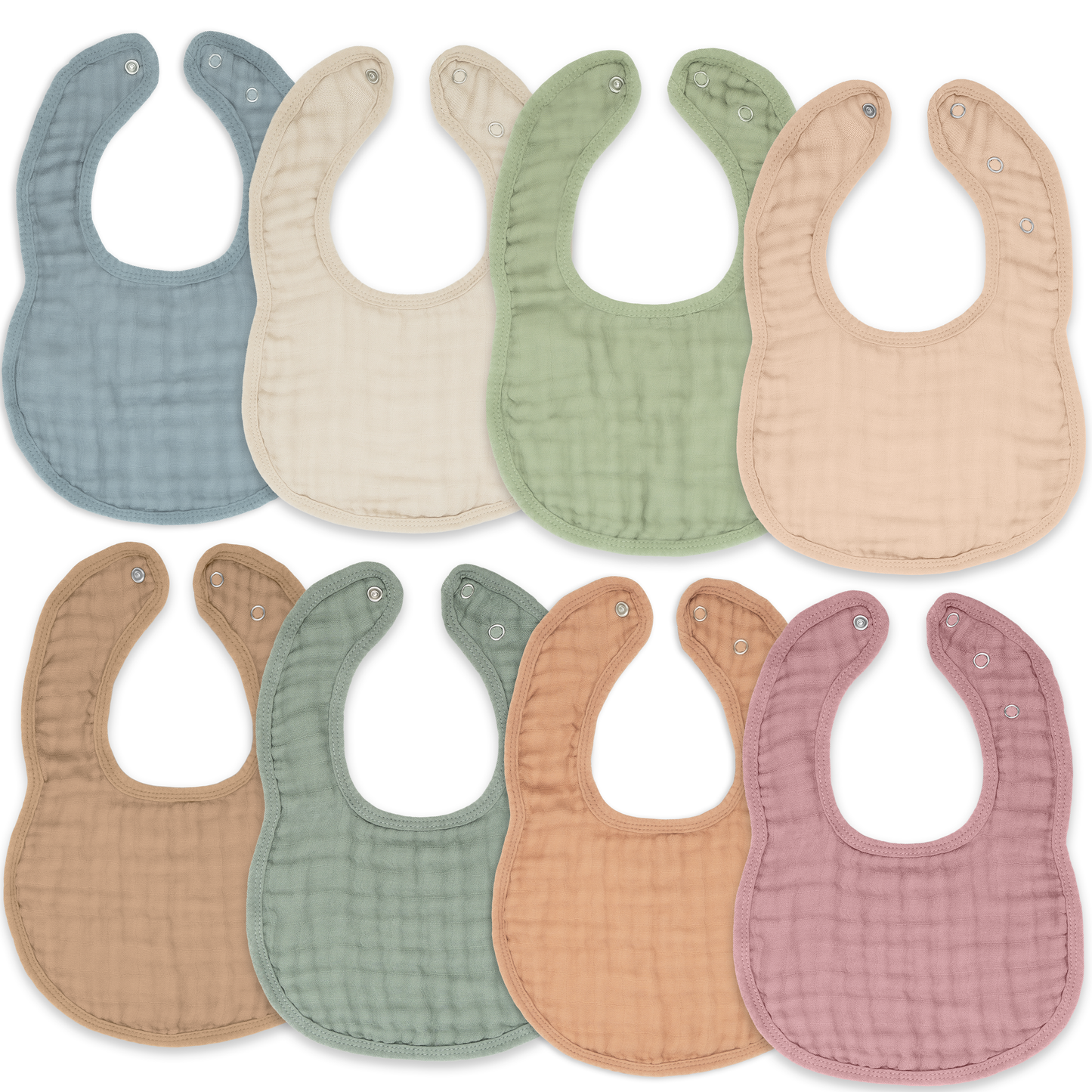Muslin Bibs - Multicolor