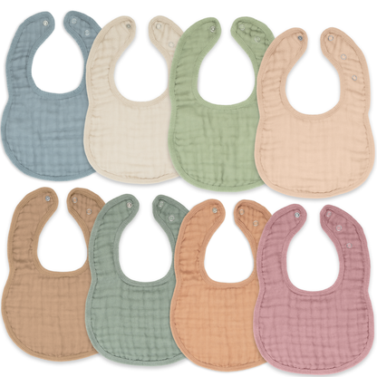 Muslin Bibs - Multicolor