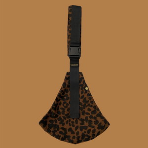 Toddler Carrier Leopard Print Brown