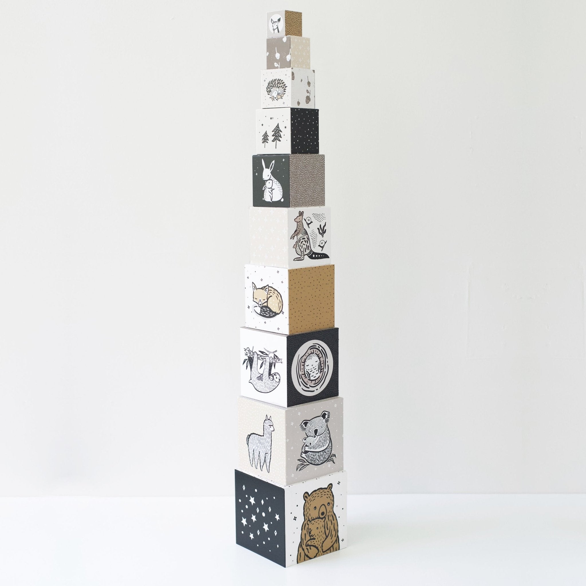 Nesting Blocks - Baby Animals | Wee Gallery - additional view