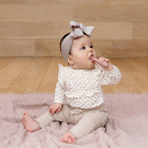 Baby-Led™ Toothbrush + Tongue Depressor | ezpz - additional view