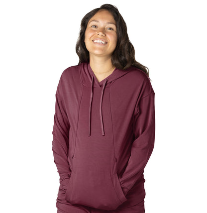 Bamboo Maternity & Nursing Hoodie | Fig