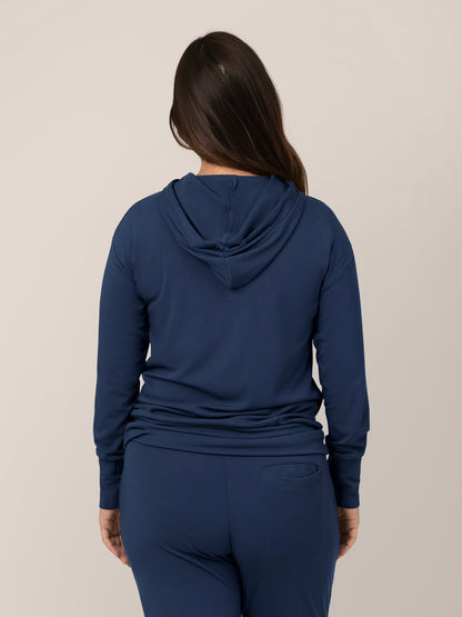 Bamboo Maternity & Nursing Hoodie | Navy