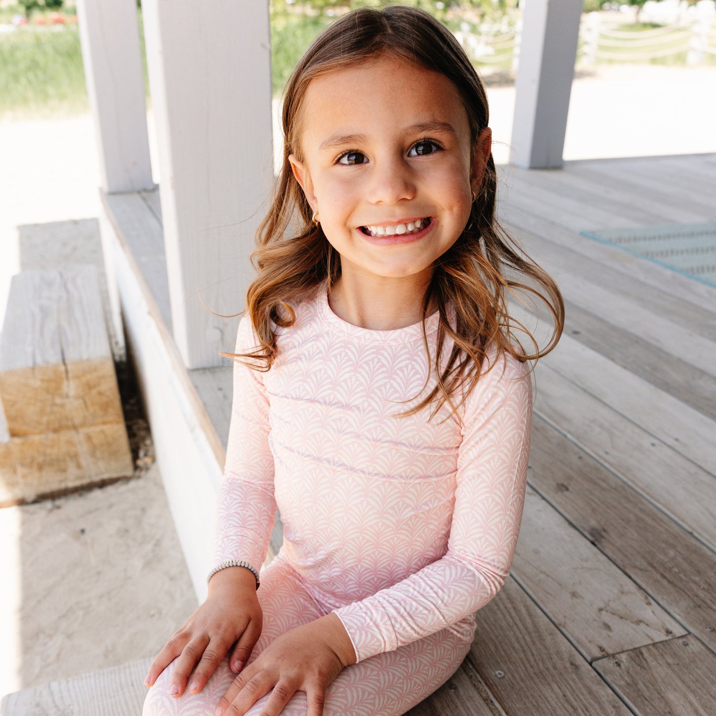 Pink Symphony Bamboo Toddler Pajama Set