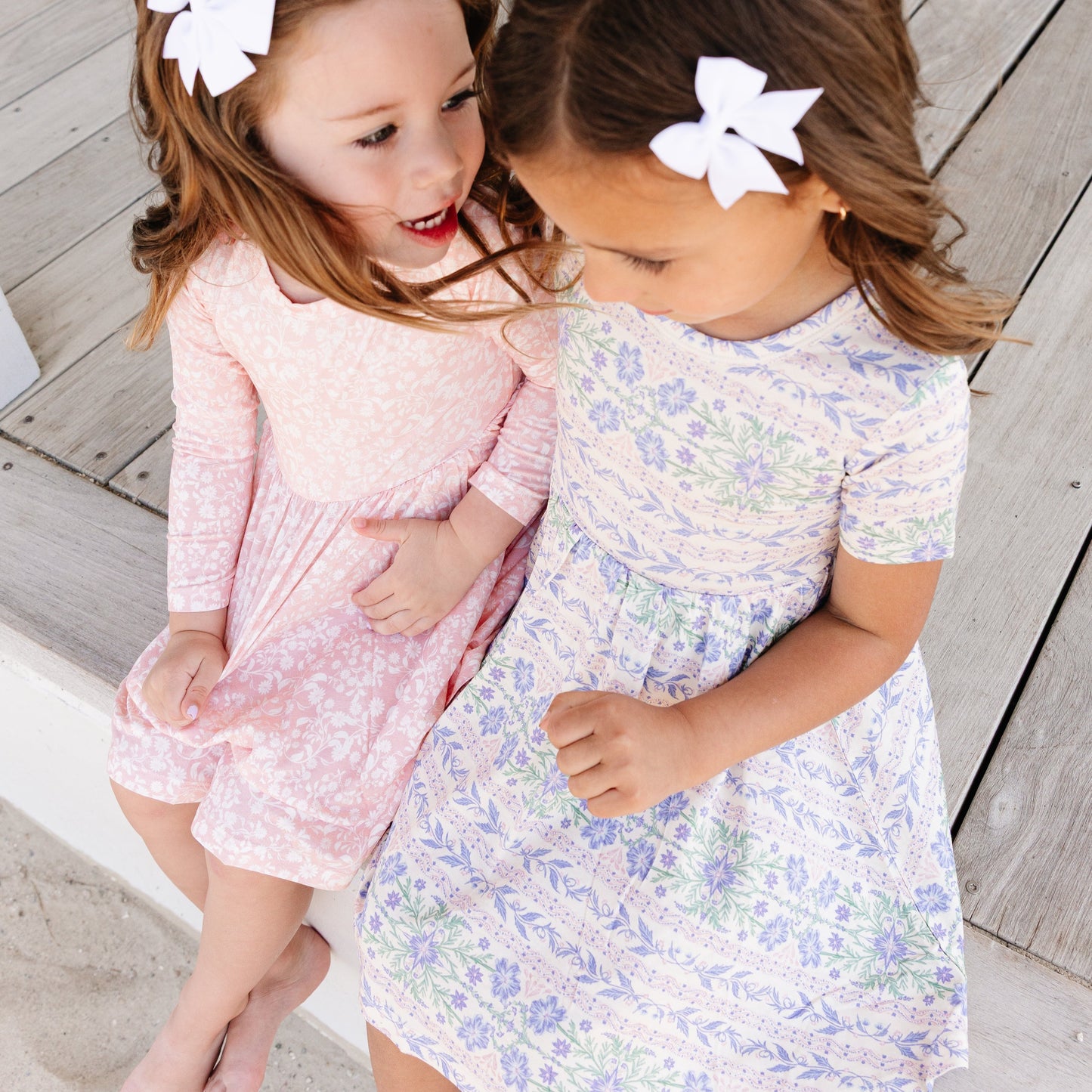 Spring Cascade Bamboo Twirl Dress