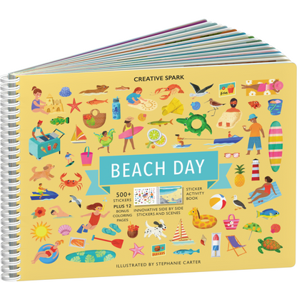 Beach Day Sticker Book