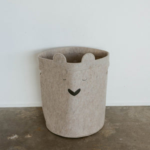 Bear Felt Laundry Hamper | Parker Baby Co. - additional view