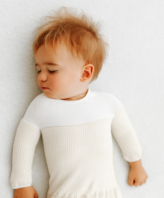 Bamboo Blend Beige Arms Out™ Long Sleeve Sleep Sack