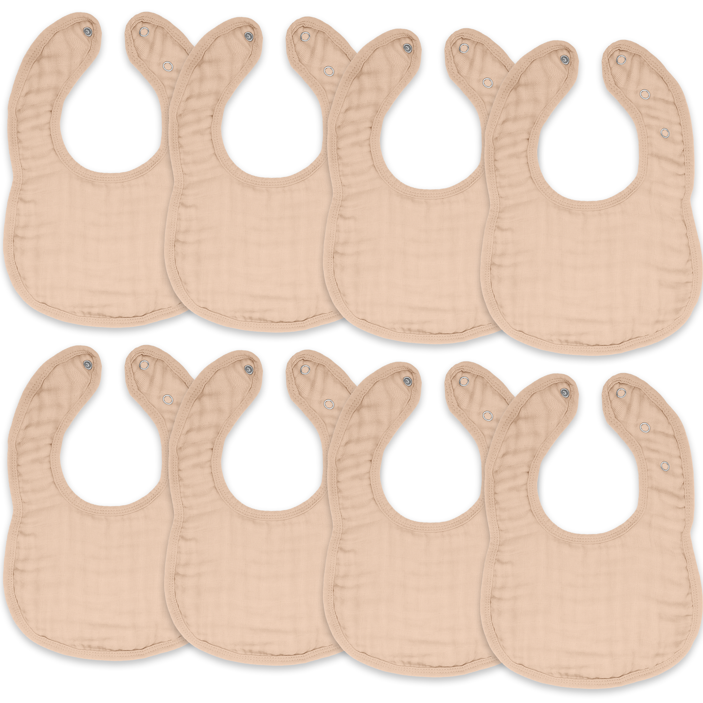 Muslin Bibs - Blush
