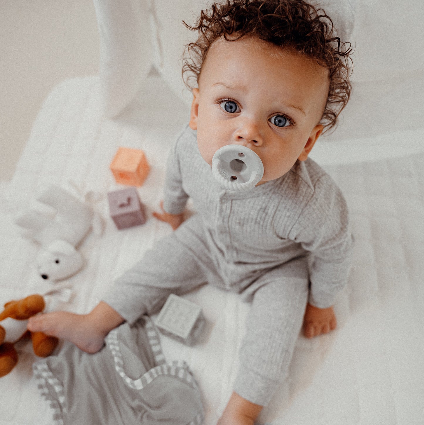 Pacifiers, 4 Pack - Grey