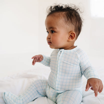 Coastal Check Bamboo Sleeper