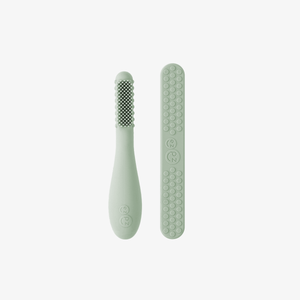 Baby-Led™ Toothbrush + Tongue Depressor | ezpz - additional view