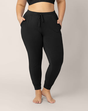 Ultralight Sleep & Lounge Jogger | Black | Kindred Bravely