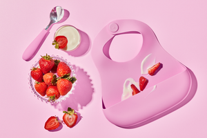 Magnetic Bib - Strawberry Dream + Grape Crush | Babynetic - additional view