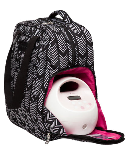 Sarah Wells Kelly Breast Pump Backpack & Tote  – Insulated Pocket, Laptop Sleeve & Easy-Clean Interior – Fits All Pumps for Moms