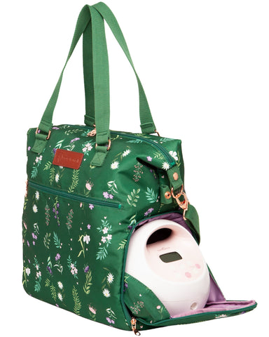 Sarah Wells Bags Sarah Wells Lizzy Breast Pump Tote – Lightweight, Easy-Clean Bag with Insulated Pocket, Laptop Sleeve 