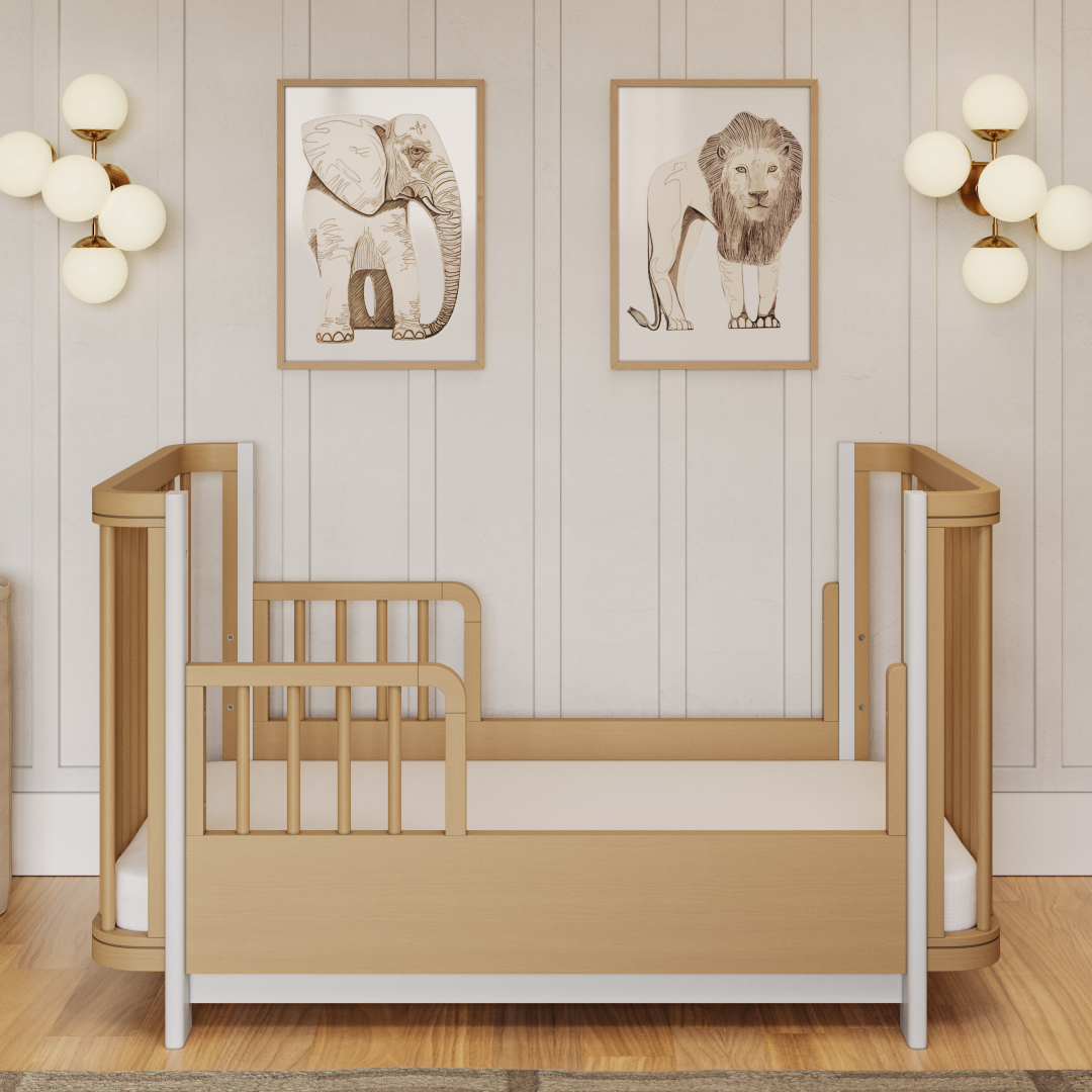 The Milan 3-in-1 Convertible Crib - Nurture&