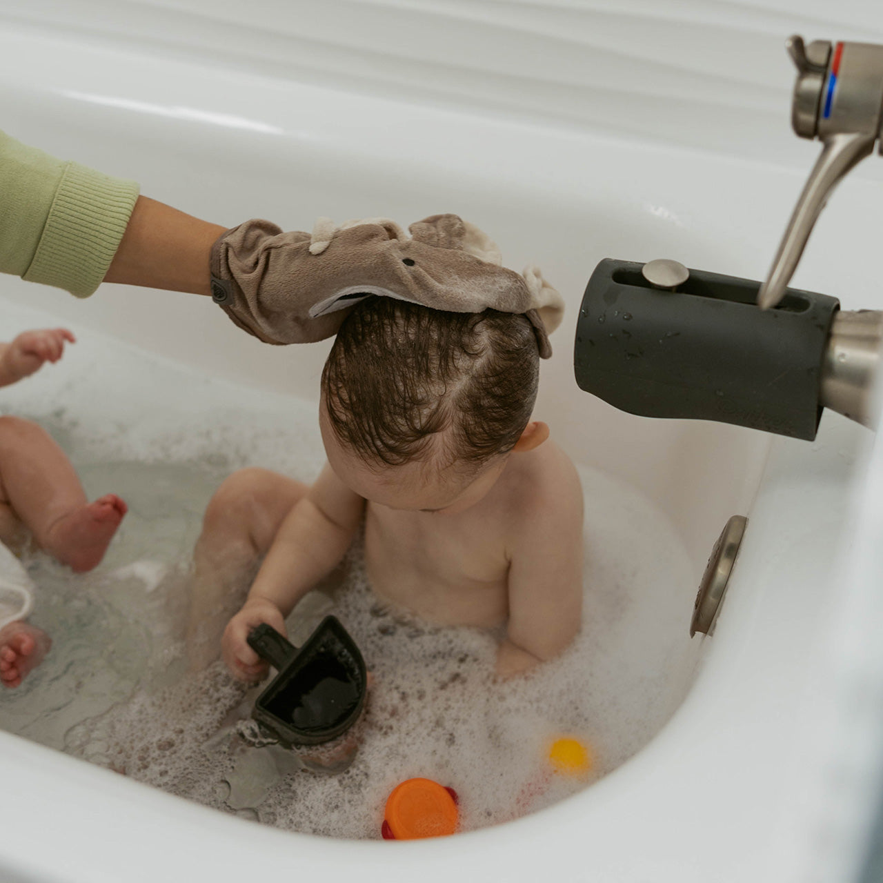 Washcloth Critter Mitt | Parker Baby Co. - additional view