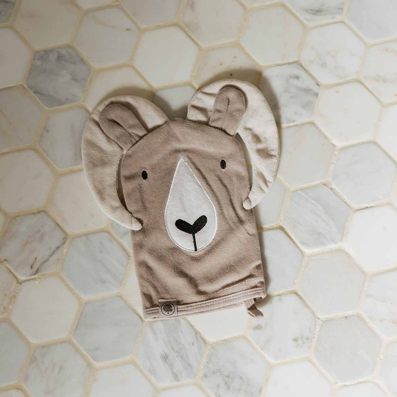 Washcloth Critter Mitt | Parker Baby Co. - additional view