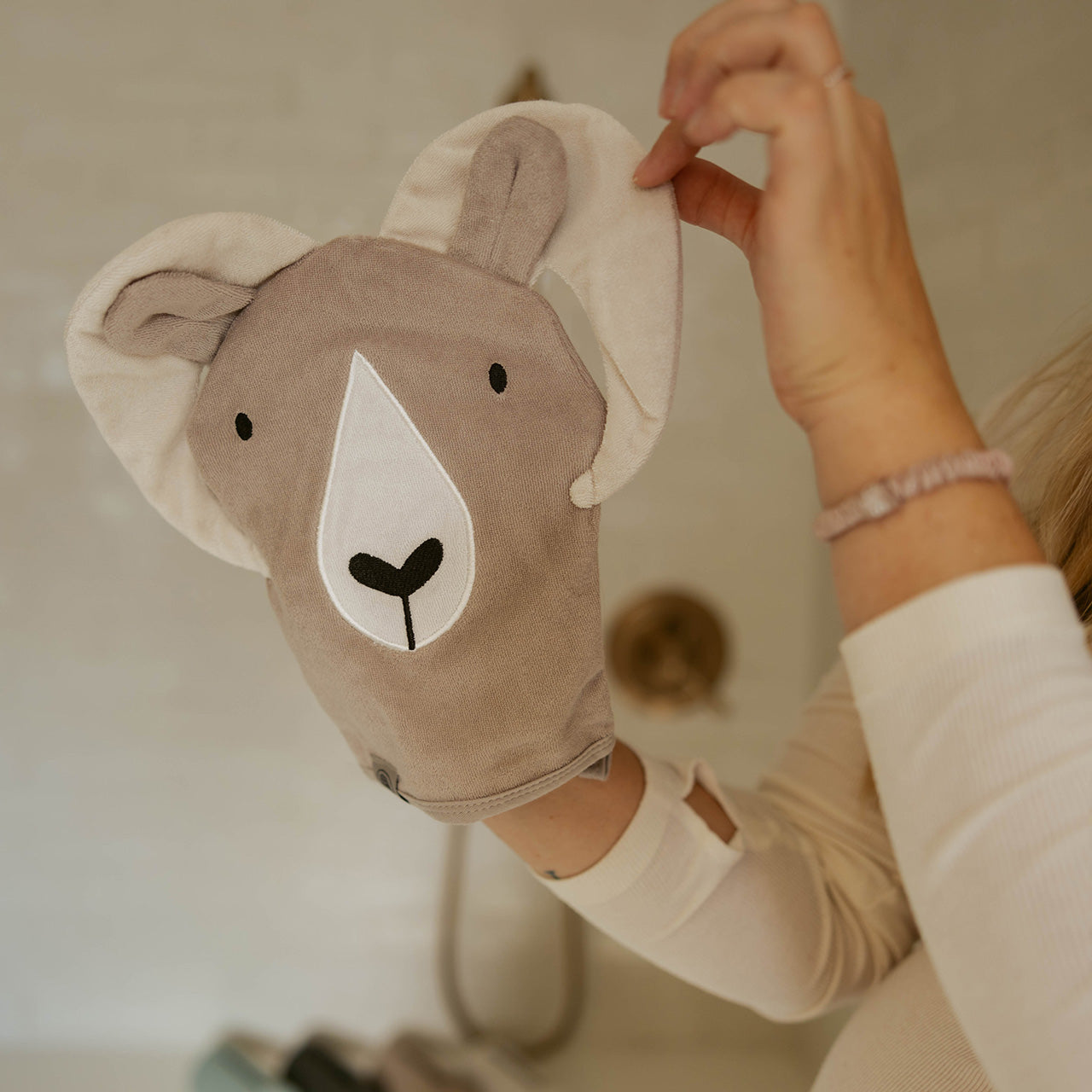 Washcloth Critter Mitt | Parker Baby Co. - additional view