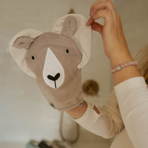 Washcloth Critter Mitt | Parker Baby Co. - additional view