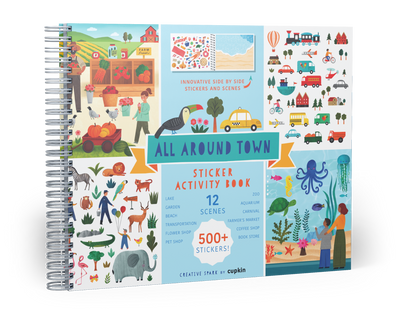 All Around Town Sticker Book