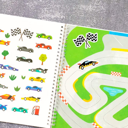 Things with Wheels Sticker Book