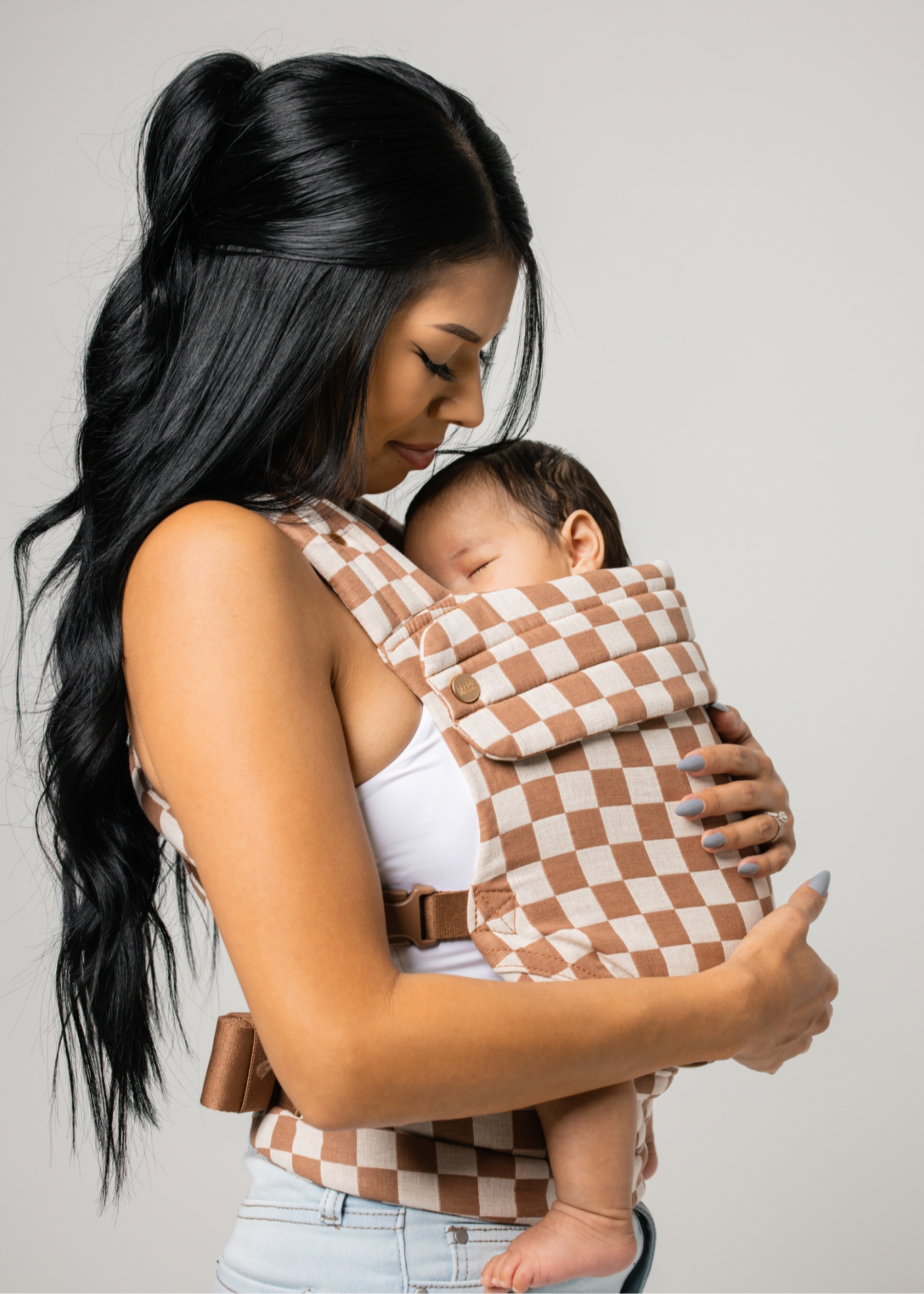 The Monarch Carrier - Mocha Check