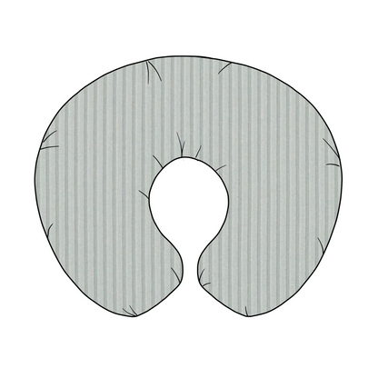 Seafoam Ribbed Nursing Pillow Cover