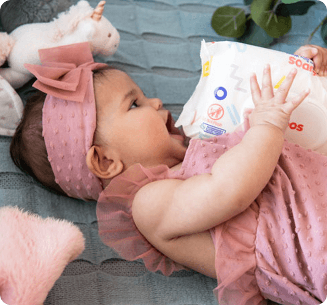 One-month supply of wipes (4 packs) | Kudos - additional view