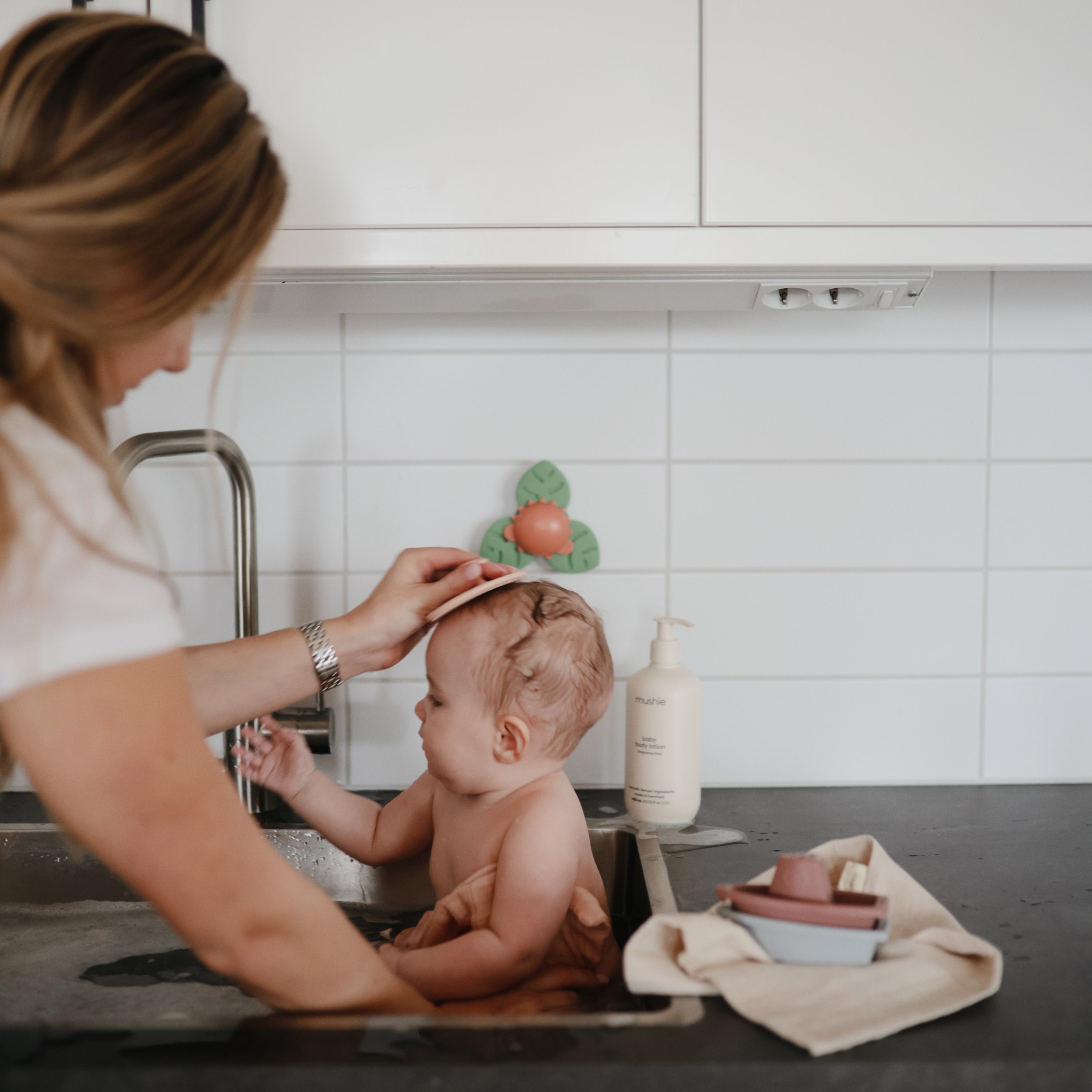 gentle washcloth for newborn