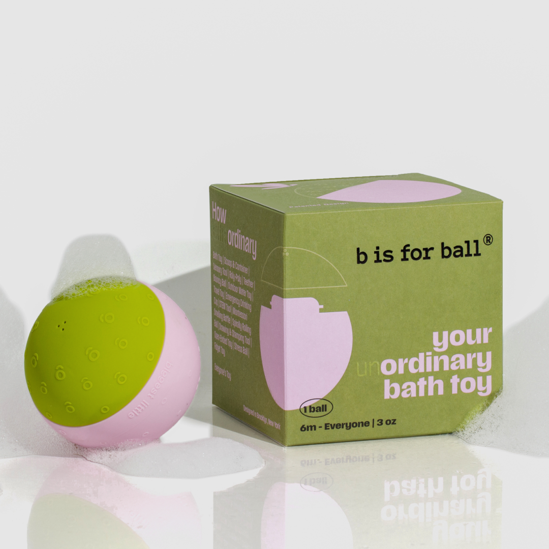 Your (Un)Ordinary Bath Toy - b is for ball® - Strawberry Matcha | Biggest Little