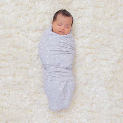 Muslin Swaddle Blankets, 4 Pack - Grey