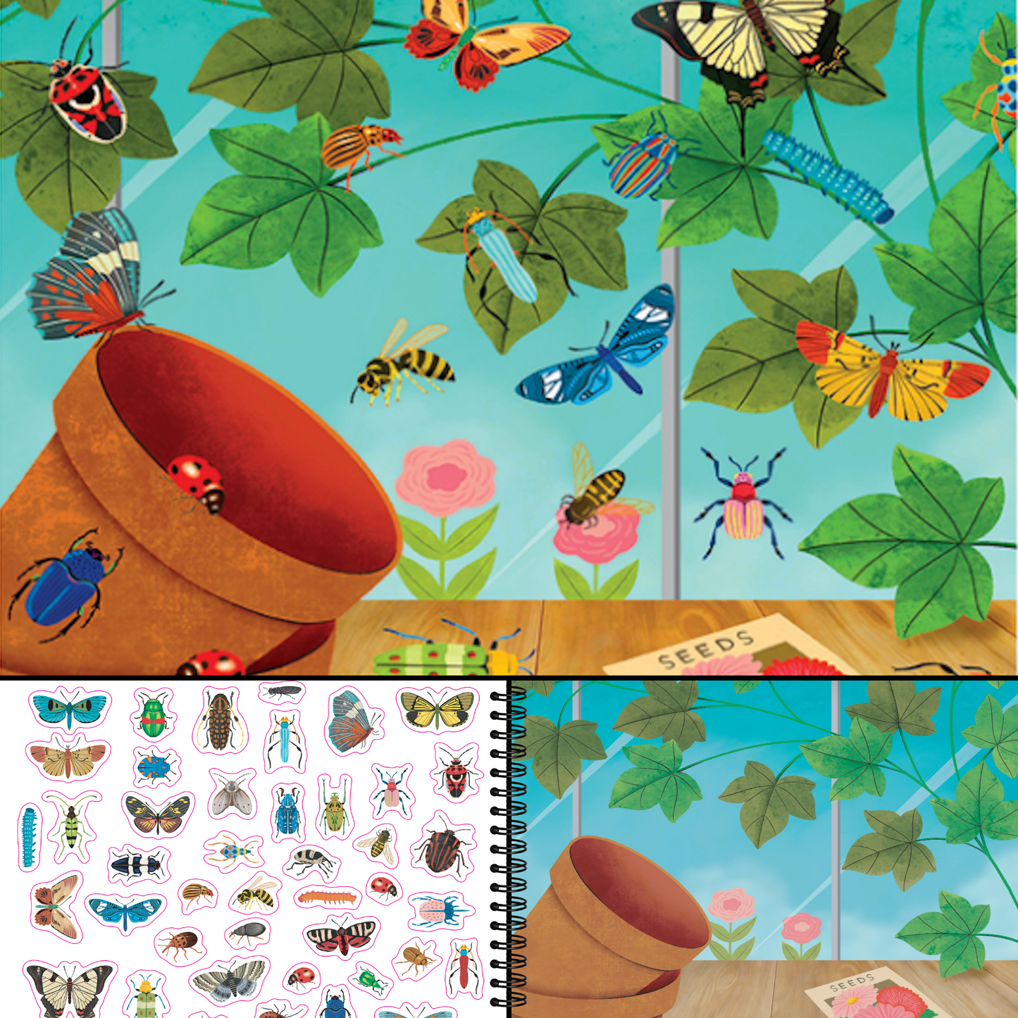 Hello Bugs Sticker Book